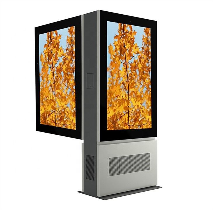 High brightness outdoor digital signage totem