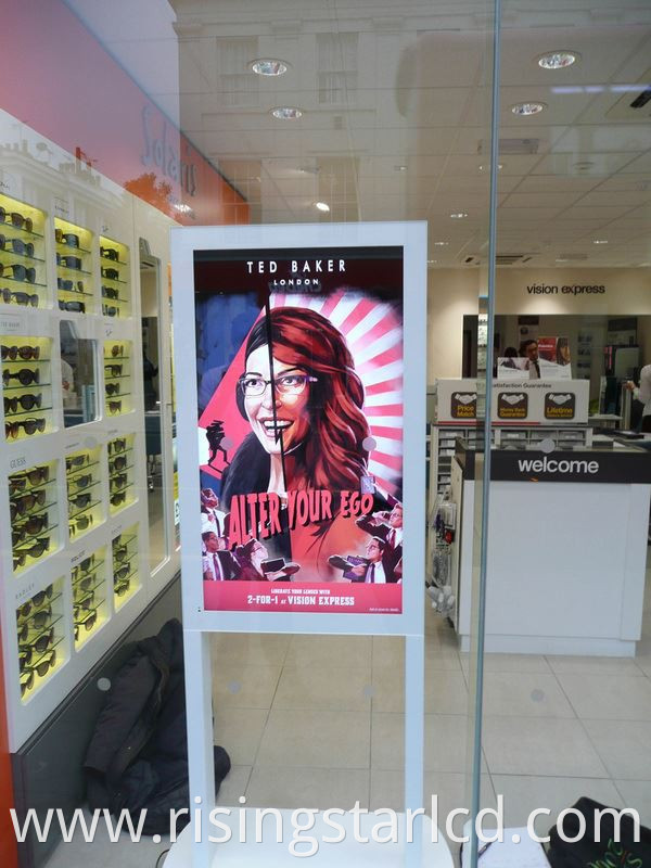 digital signage window