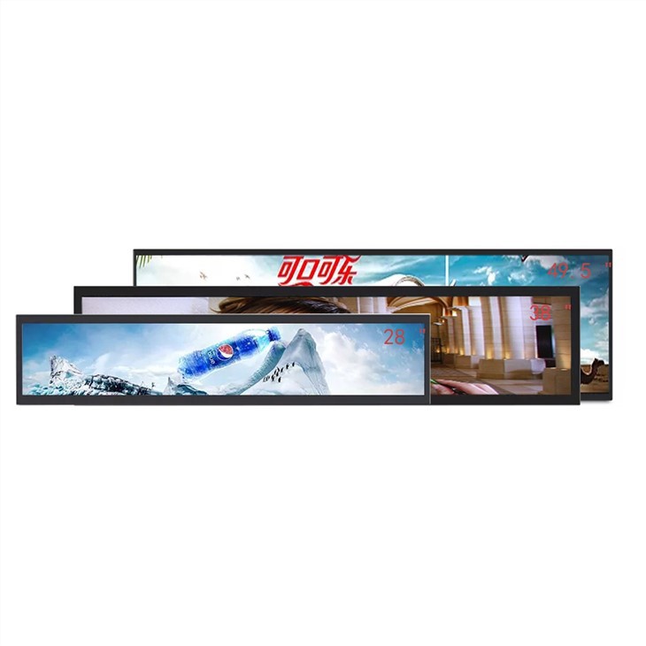 Wall Mounted Stretched Bar Icd Display